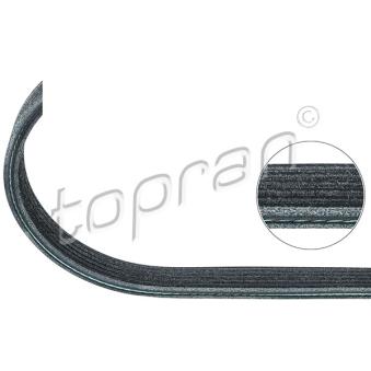 Courroie trapézoïdale à nervures TOPRAN OEM 066145933J
