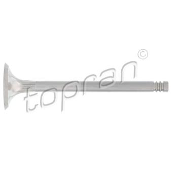 Soupape d'échappement TOPRAN 110 198 pour AUDI A3 2.0 TDI 16V - 140cv