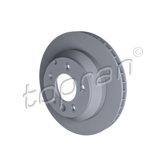 Jeu de 2 disques de frein arrière TOPRAN OEM 7L8615601G