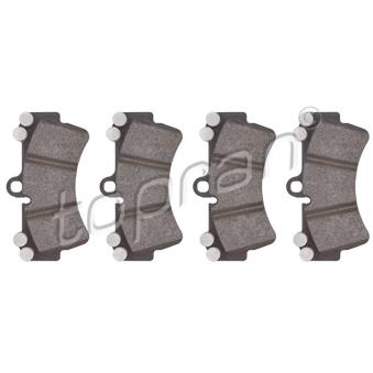 Jeu de 4 plaquettes de frein avant TOPRAN OEM 95535193913