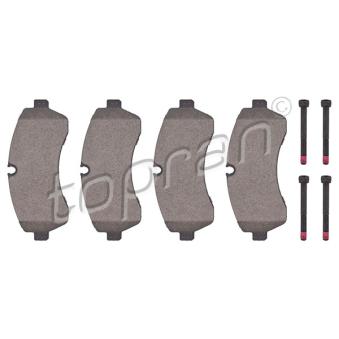 Jeu de 4 plaquettes de frein avant TOPRAN OEM 0044208220