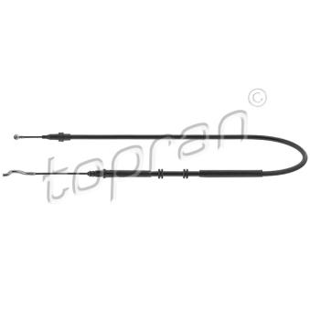 Tirette à câble, frein de service TOPRAN OEM 7H0609701D