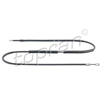 Tirette à câble, frein de stationnement arrière droit TOPRAN OEM 8E0609722H