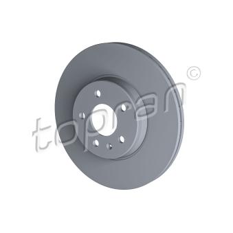 Jeu de 2 disques de frein avant TOPRAN OEM 8W0615301G