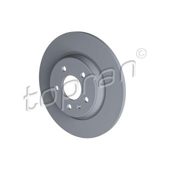 Jeu de 2 disques de frein arrière TOPRAN OEM 8K0615601J