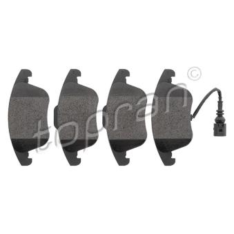 Jeu de 4 plaquettes de frein avant TOPRAN OEM 5N0698151