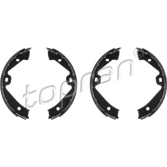 Jeu de mâchoires de frein, frein de stationnement TOPRAN OEM 7P0698525