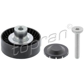 Poulie renvoi/transmission, courroie trapézoïdale à nervures TOPRAN 114 106