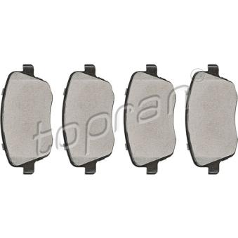 Jeu de 4 plaquettes de frein avant TOPRAN OEM 6Q0698151A