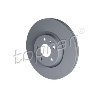 Jeu de 2 disques de frein avant TOPRAN OEM 8R0615301 Jeu de 2 disques de frein avant TOPRAN OEM 8R0615301