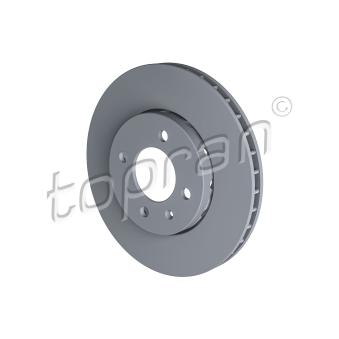 Jeu de 2 disques de frein avant TOPRAN OEM 1S0615301M