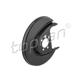 Déflecteur, disque de frein arrière droit TOPRAN OEM 6R0615612D
