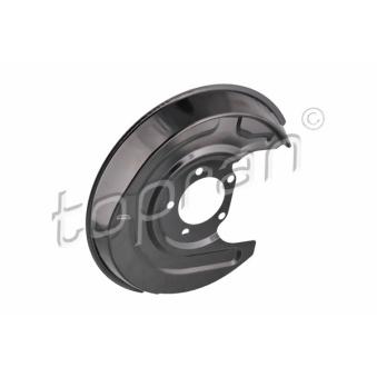 Déflecteur, disque de frein arrière gauche TOPRAN OEM 8E0615611C