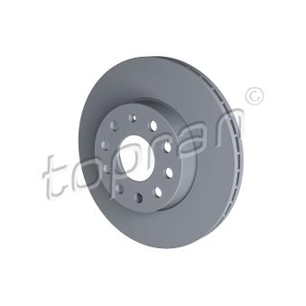 Jeu de 2 disques de frein avant TOPRAN OEM 5Q0615301E