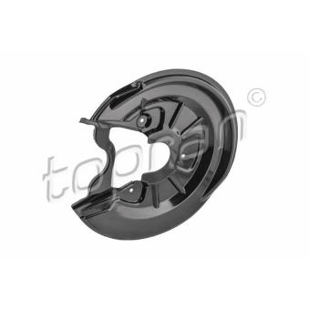 Déflecteur, disque de frein arrière gauche TOPRAN OEM 1K0615611P