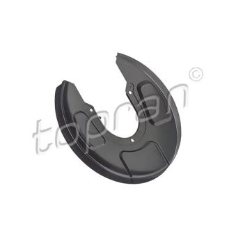 Déflecteur, disque de frein arrière gauche TOPRAN OEM 95VW2B159AB