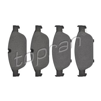 Jeu de 4 plaquettes de frein avant TOPRAN OEM 4G0698151S
