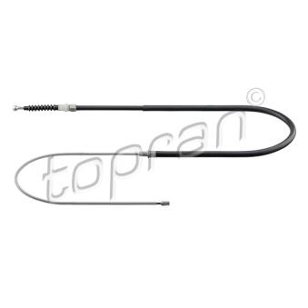 Tirette à câble, frein de stationnement TOPRAN 117 538