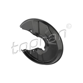 Déflecteur, disque de frein arrière gauche TOPRAN OEM 8E0615611J