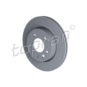 Jeu de 2 disques de frein arrière TOPRAN OEM 2N0615601
