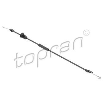 Tirette à câble, déverrouillage porte TOPRAN [118 363]