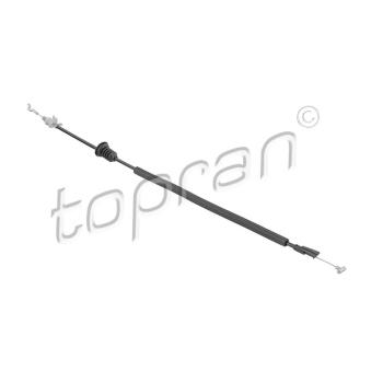 Tirette à câble, déverrouillage porte TOPRAN 118 382 pour SKODA SUPERB 2.0 TSI - 200cv
