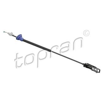Tirette à câble, déverrouillage porte TOPRAN OEM 7n0837085