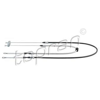 Tirette à câble, frein de stationnement TOPRAN OEM 522641