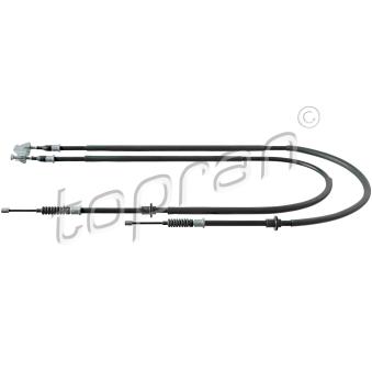 Tirette à câble, frein de stationnement TOPRAN OEM 522455