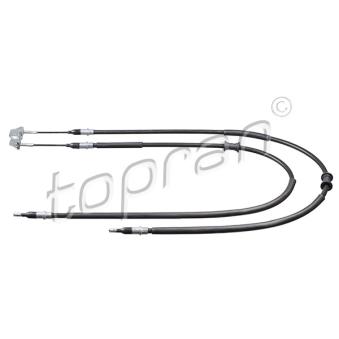 Tirette à câble, frein de stationnement TOPRAN OEM 522450