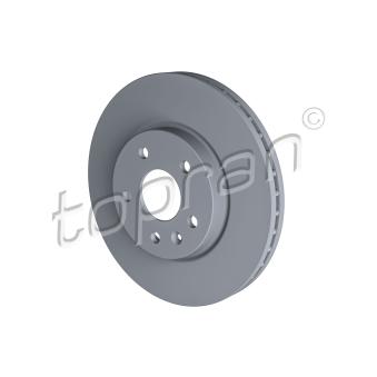 Jeu de 2 disques de frein avant TOPRAN OEM 13502044