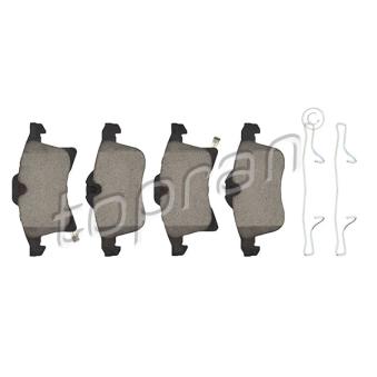 Jeu de 4 plaquettes de frein avant TOPRAN OEM 93189698