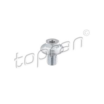 Vis-bouchon, carter d'huile TOPRAN 208 522 pour CITROEN C1 1.6 CDTi - 110cv