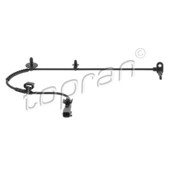 Capteur, vitesse de roue arrière gauche TOPRAN [209 361]
