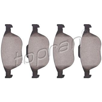 Jeu de 4 plaquettes de frein avant TOPRAN OEM ME2T1J2K021AA