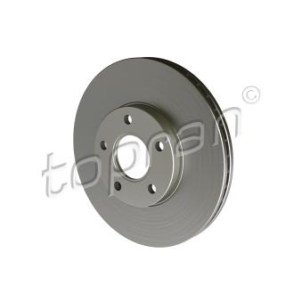 Jeu de 2 disques de frein avant TOPRAN OEM 2T141125CC Jeu de 2 disques de frein avant TOPRAN OEM 2T141125CC