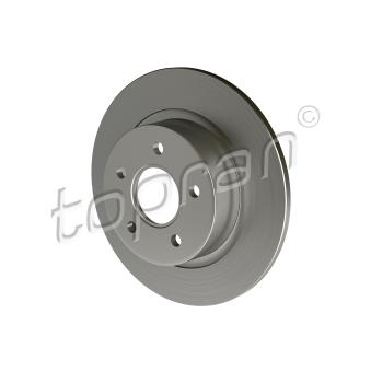Jeu de 2 disques de frein arrière TOPRAN OEM 4367107