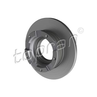 Jeu de 2 disques de frein arrière TOPRAN OEM 6C112A315BA