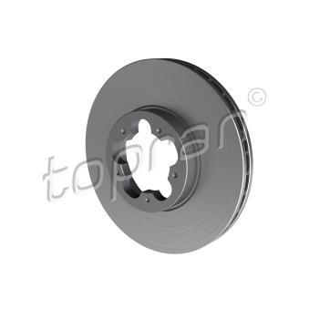 Jeu de 2 disques de frein avant TOPRAN OEM 1503287 Jeu de 2 disques de frein avant TOPRAN OEM 1503287