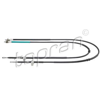 Tirette à câble, frein de stationnement TOPRAN OEM 1445972