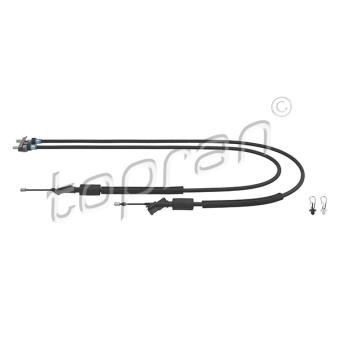 Tirette à câble, frein de stationnement TOPRAN OEM 1492822