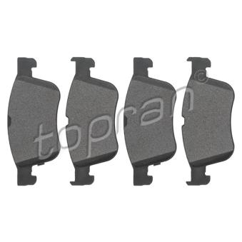 Jeu de 4 plaquettes de frein avant TOPRAN OEM KTJX612K021AED