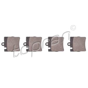 Jeu de 4 plaquettes de frein arrière TOPRAN OEM A0024205220