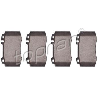 Jeu de 4 plaquettes de frein avant TOPRAN OEM 0064203220