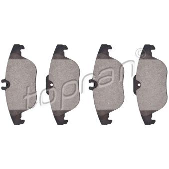 Jeu de 4 plaquettes de frein arrière TOPRAN OEM 0074206120