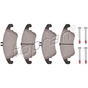 Jeu de 4 plaquettes de frein avant TOPRAN OEM 0054201620