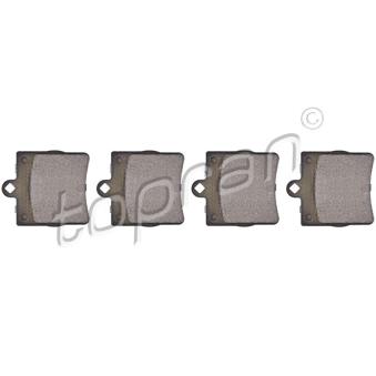 Jeu de 4 plaquettes de frein arrière TOPRAN OEM 0034202720