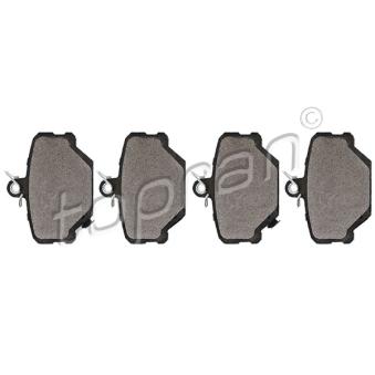 Jeu de 4 plaquettes de frein avant TOPRAN OEM A4514210010