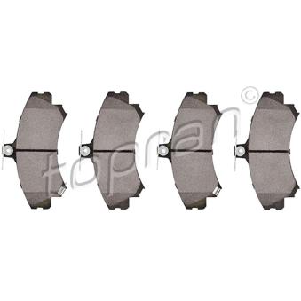 Jeu de 4 plaquettes de frein avant TOPRAN OEM MR235557