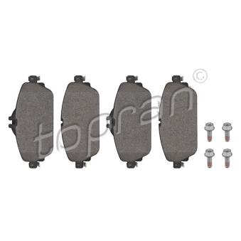 Jeu de 4 plaquettes de frein avant TOPRAN OEM 0004208700